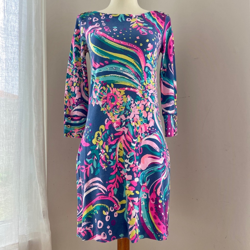 Lilly Pulitzer Knit Sheath Dress UPF 50 XXS